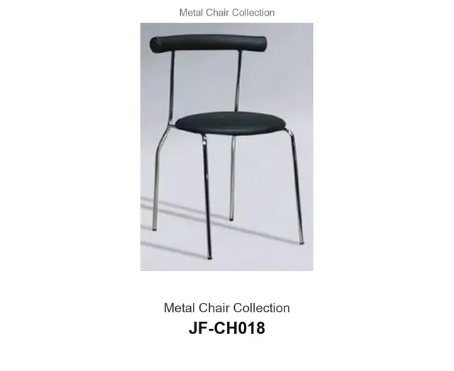 Metal Chair Collection · JF-CH018 · Metal Chairs – FurnitureDirect