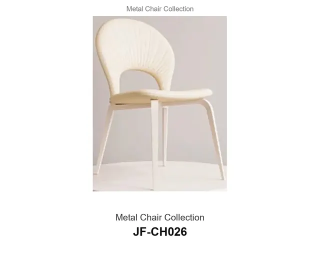 Metal Chair Collection · JF-CH026 · Metal Chairs – FurnitureDirect