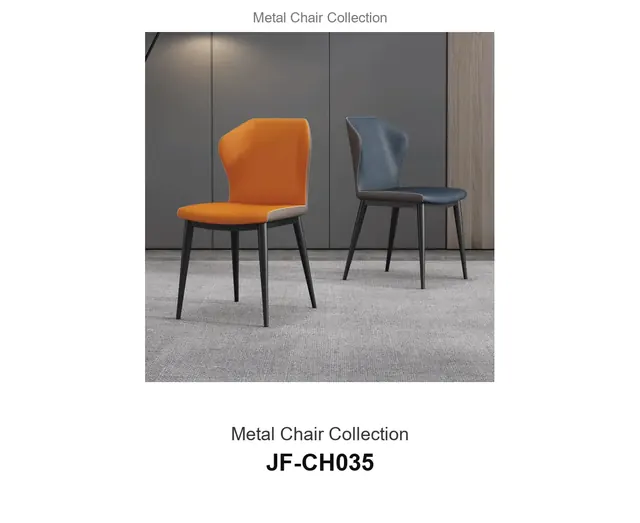 Metal Chair Collection · JF-CH035 · Metal Chairs – FurnitureDirect