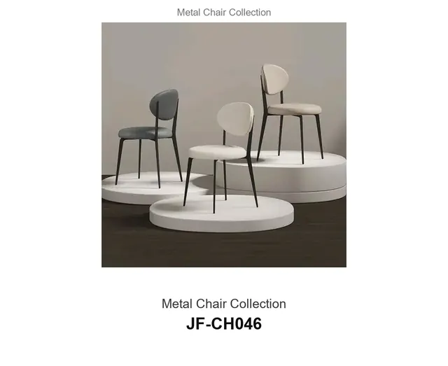 Metal Chair Collection · JF-CH046 · Metal Chairs – FurnitureDirect