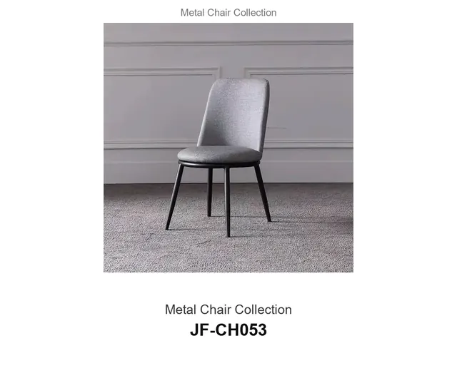 Metal Chair Collection · JF-CH053 · Metal Chairs – FurnitureDirect