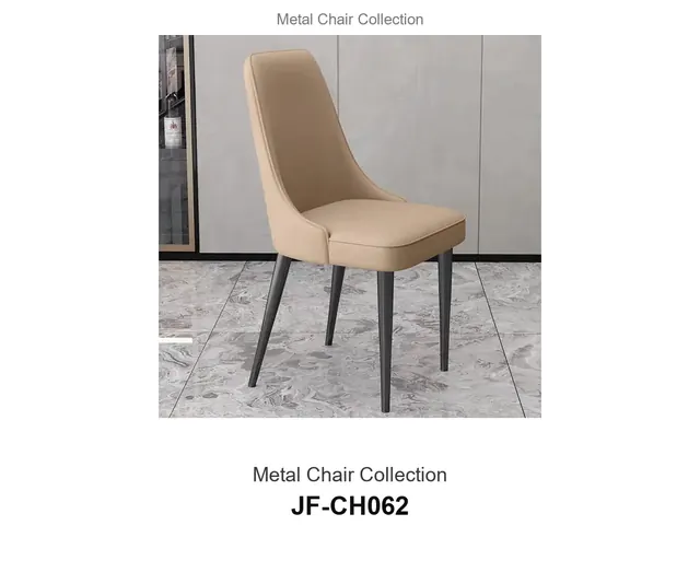 Metal Chair Collection · JF-CH062 · Metal Chairs – FurnitureDirect
