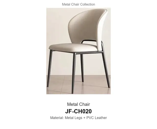 Metal Chair · JF-CH020 · Metal Chairs – FurnitureDirect