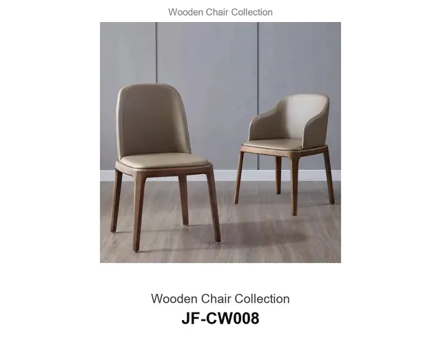 Wooden Chair Collection · JF-CW008 · Wooden Chairs – FurnitureDirect