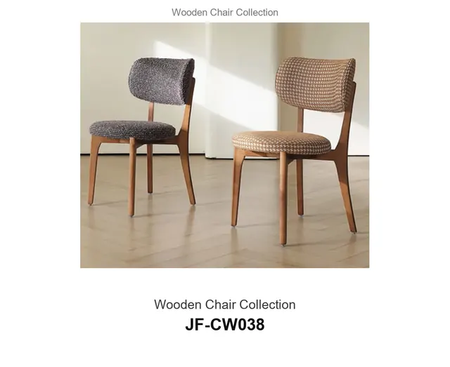 Wooden Chair Collection · JF-CW038 · Wooden Chairs – FurnitureDirect