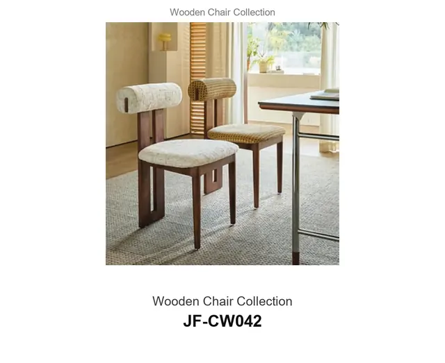 Wooden Chair Collection · JF-CW042 · Wooden Chairs – FurnitureDirect