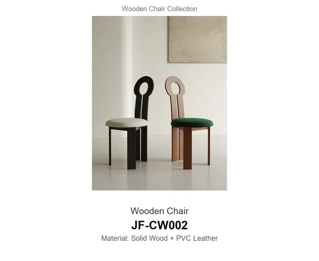Wooden Chair · JF-CW002 · Wooden Chairs – FurnitureDirect