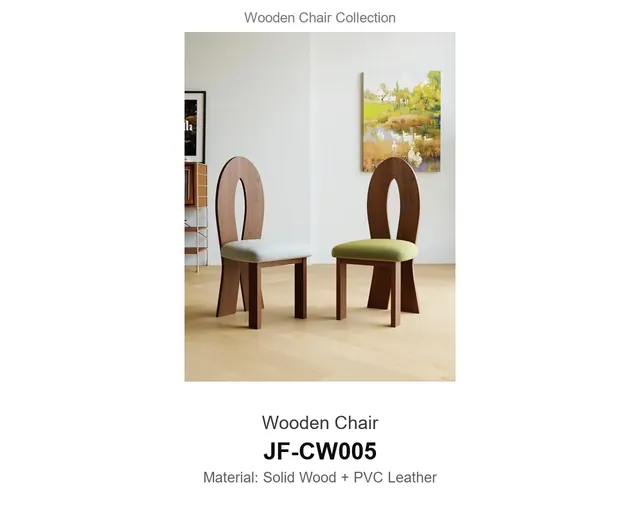 Wooden Chair · JF-CW005 · Wooden Chairs – FurnitureDirect