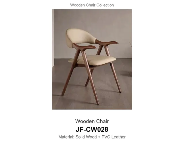 Wooden Chair · JF-CW028 · Wooden Chairs – FurnitureDirect