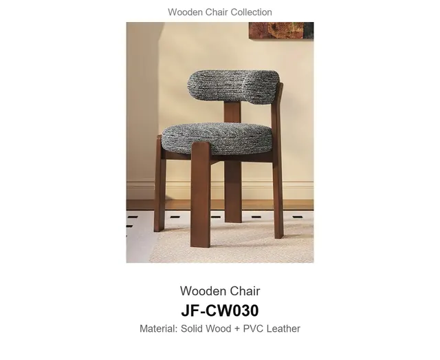Wooden Chair · JF-CW030 · Wooden Chairs – FurnitureDirect