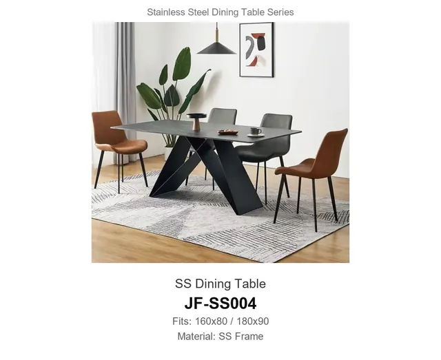 SS Dining Table · JF-SS004 · Dining Table Frames – FurnitureDirect