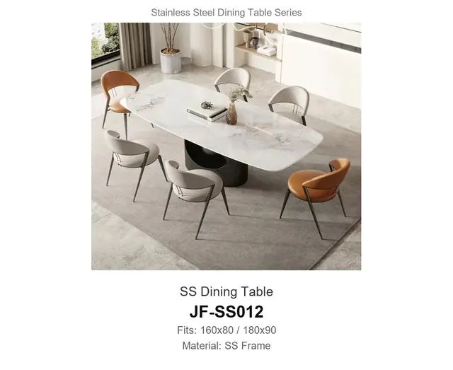 SS Dining Table · JF-SS012 · Dining Table Frames – FurnitureDirect