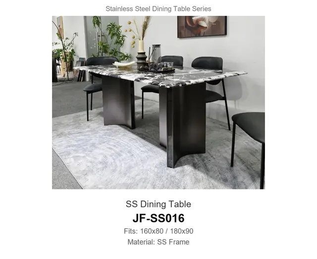 SS Dining Table · JF-SS016 · Dining Table Frames – FurnitureDirect