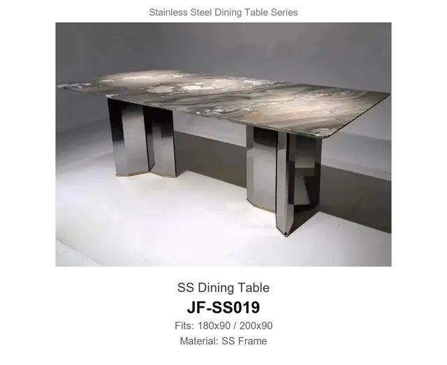 SS Dining Table · JF-SS019 · Dining Table Frames – FurnitureDirect