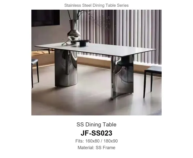 SS Dining Table · JF-SS023 · Dining Table Frames – FurnitureDirect