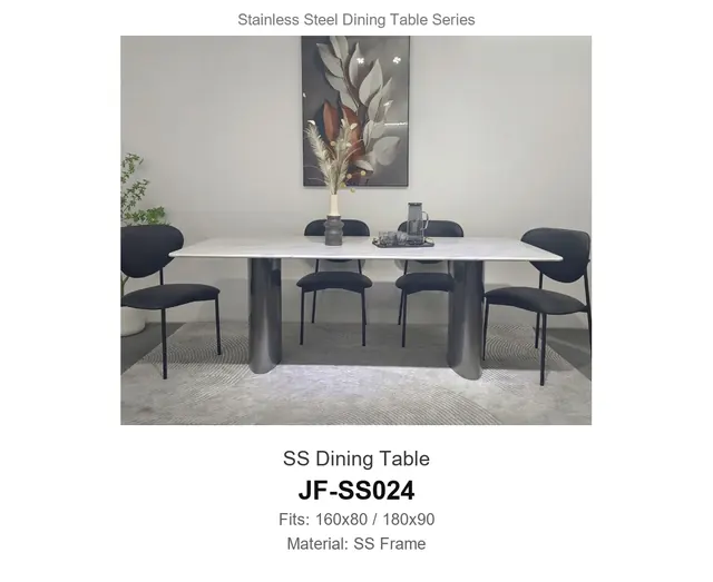 SS Dining Table · JF-SS024 · Dining Table Frames – FurnitureDirect