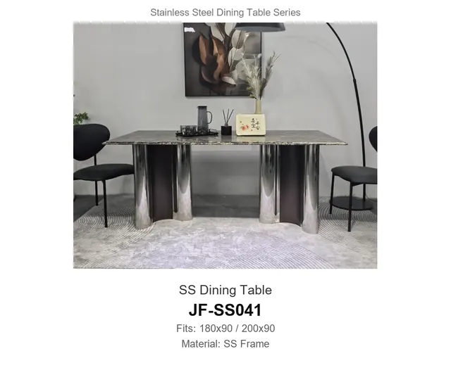 SS Dining Table · JF-SS041 · Dining Table Frames – FurnitureDirect