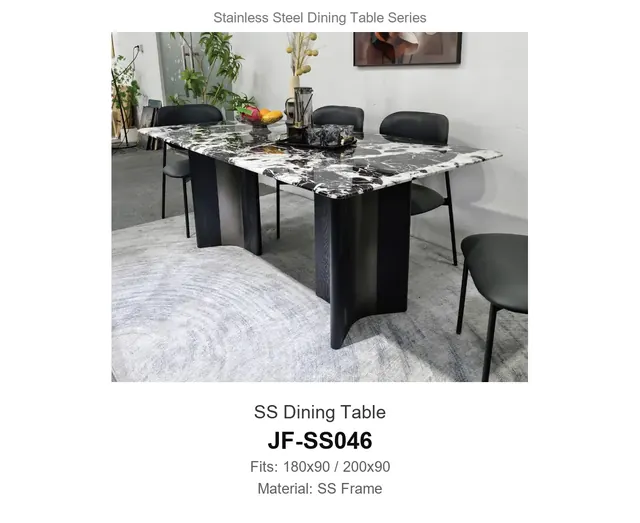 SS Dining Table · JF-SS046 · Dining Table Frames – FurnitureDirect