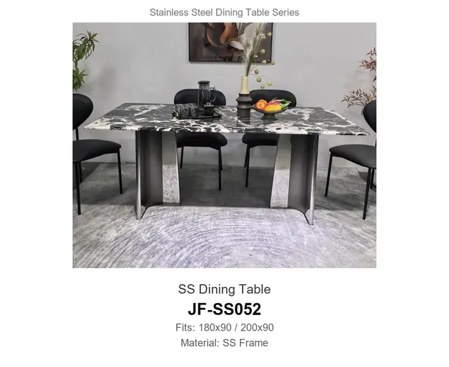 SS Dining Table · JF-SS052 · Dining Table Frames – FurnitureDirect