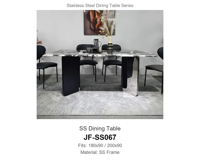 SS Dining Table · JF-SS067 · Dining Table Frames – FurnitureDirect