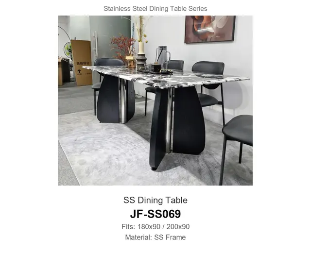 SS Dining Table · JF-SS069 · Dining Table Frames – FurnitureDirect
