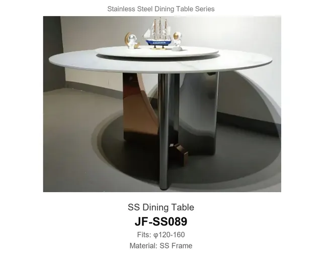 SS Dining Table · JF-SS089 · Dining Table Frames – FurnitureDirect