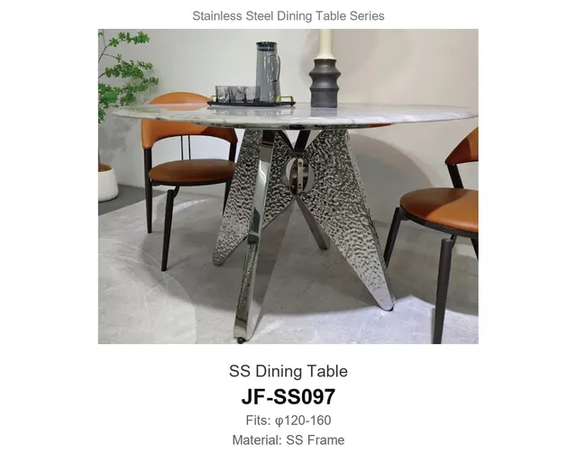 SS Dining Table · JF-SS097 · Dining Table Frames – FurnitureDirect