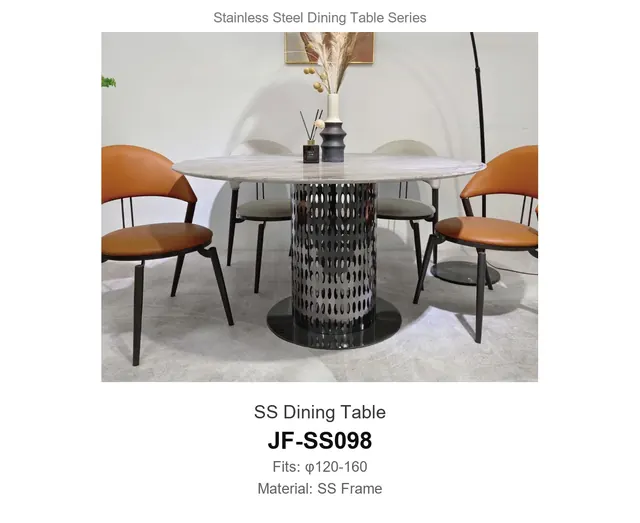 SS Dining Table · JF-SS098 · Dining Table Frames – FurnitureDirect