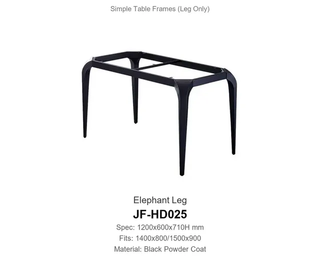 Elephant Leg · JF-HD025 · Simple Table Frames – FurnitureDirect